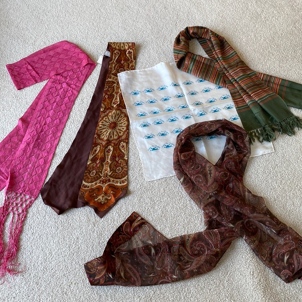 Bundle of 5 Beautiful Scarves
